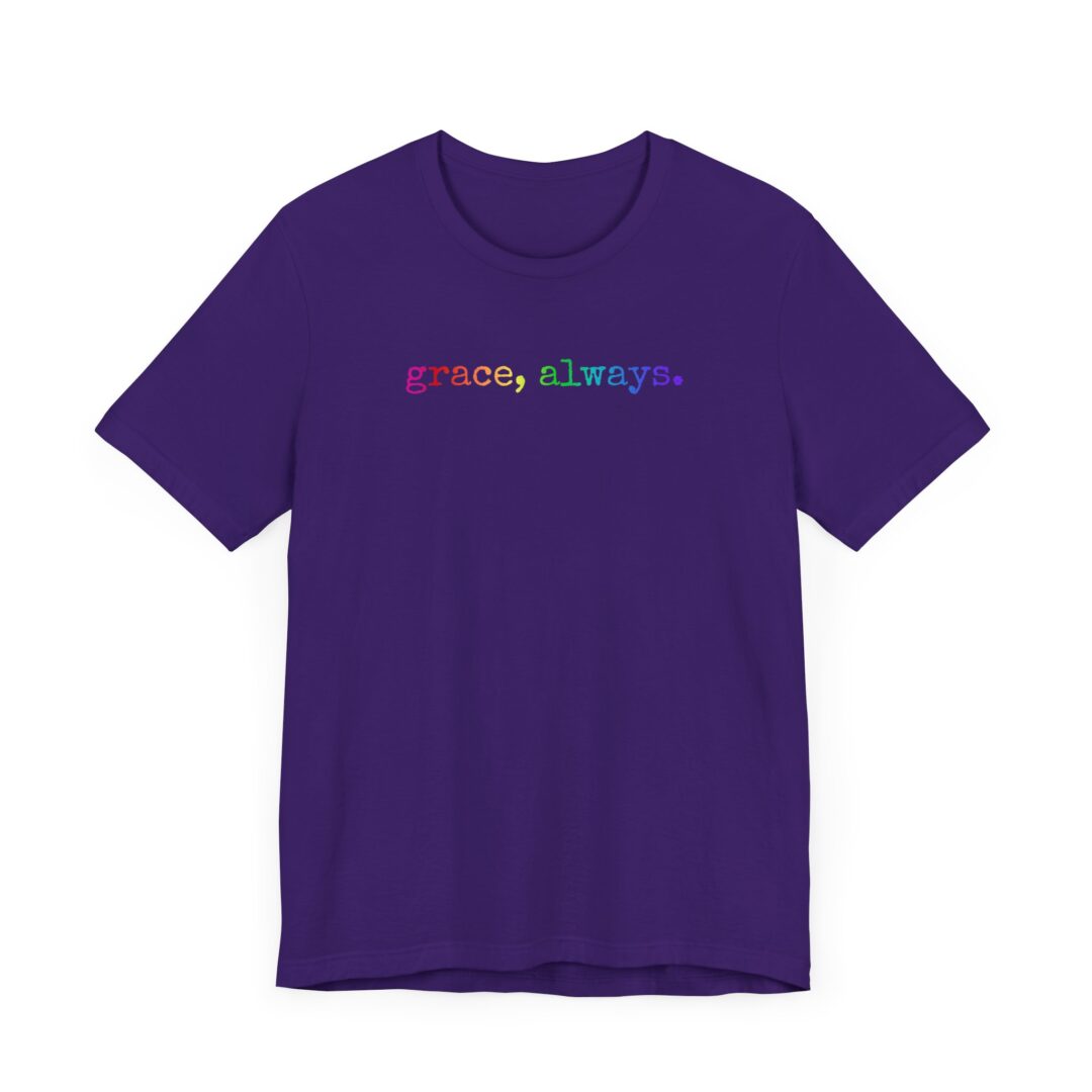 rainbow grace, always. tee - Image 10