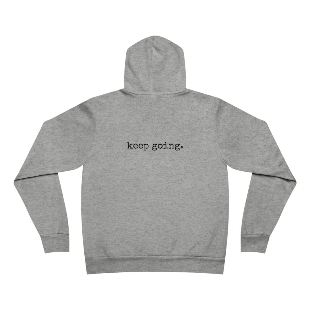 semicolon / keep going unisex hoodie - Image 10