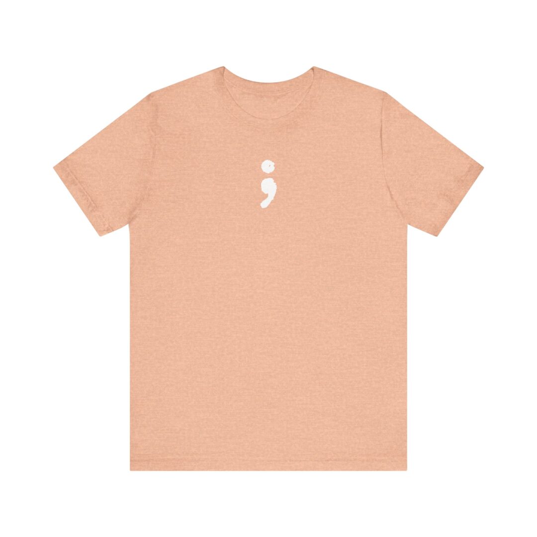 semicolon / keep going tee - Image 5