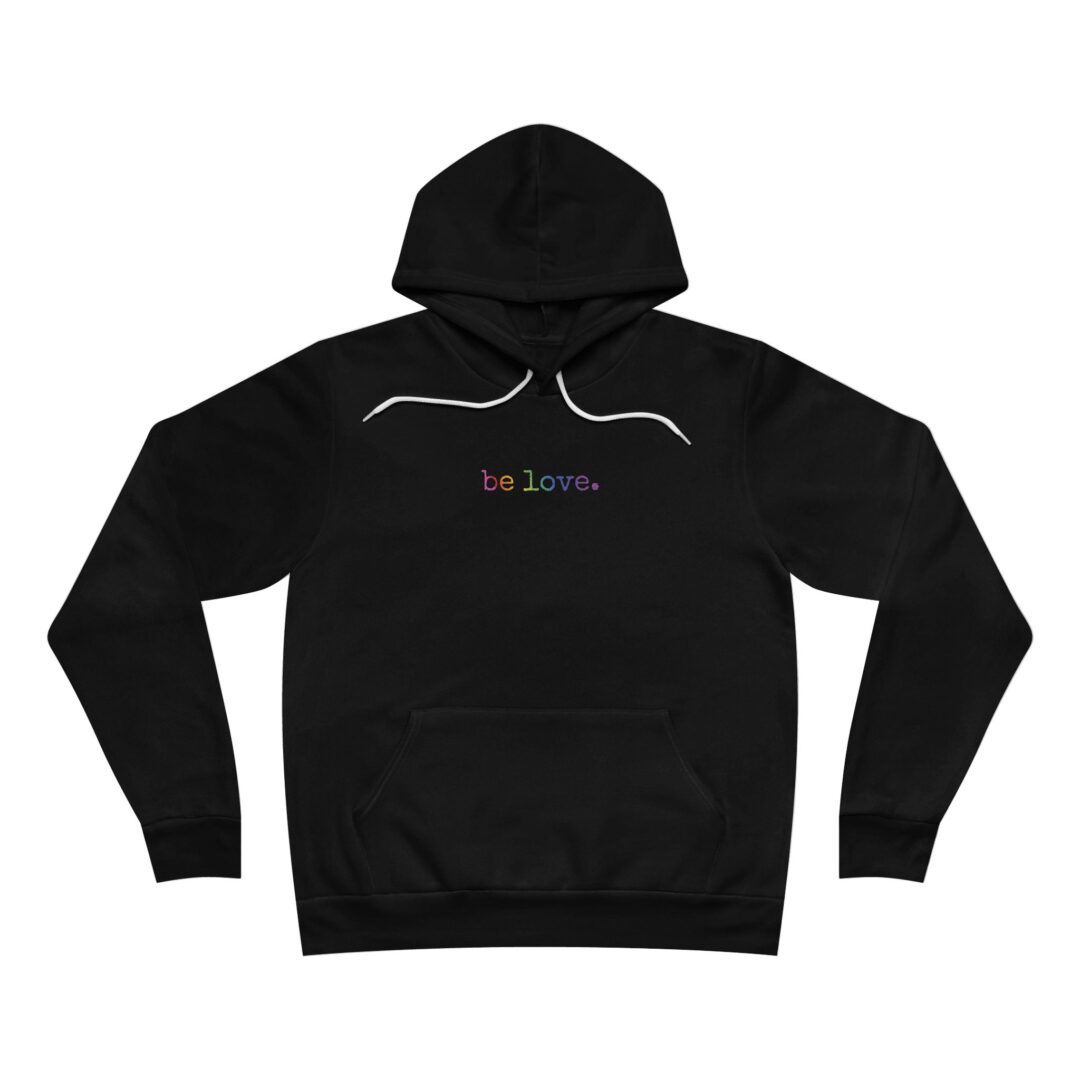 be love. rainbow hoodie - Image 3