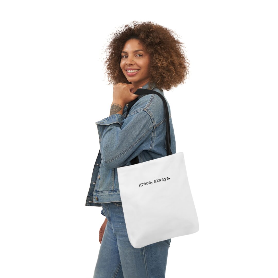 grace, always. tote bag - Image 12