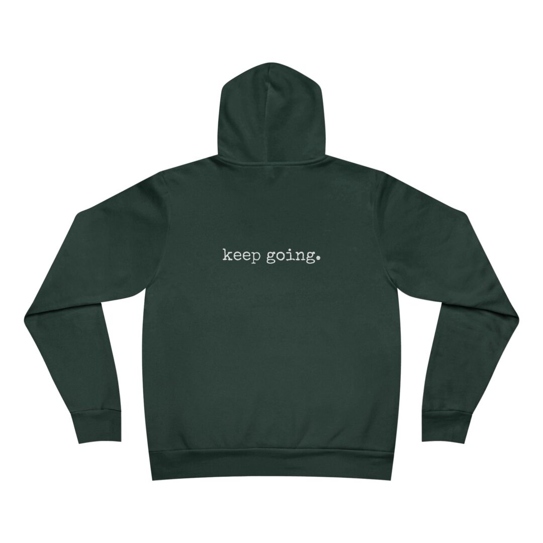 semicolon / keep going unisex hoodie - Image 8