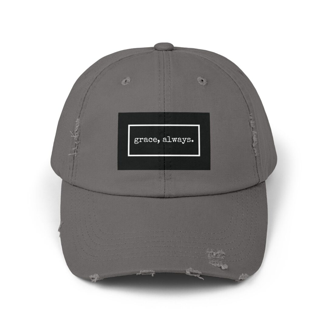 grace, always. distressed baseball cap - Image 17