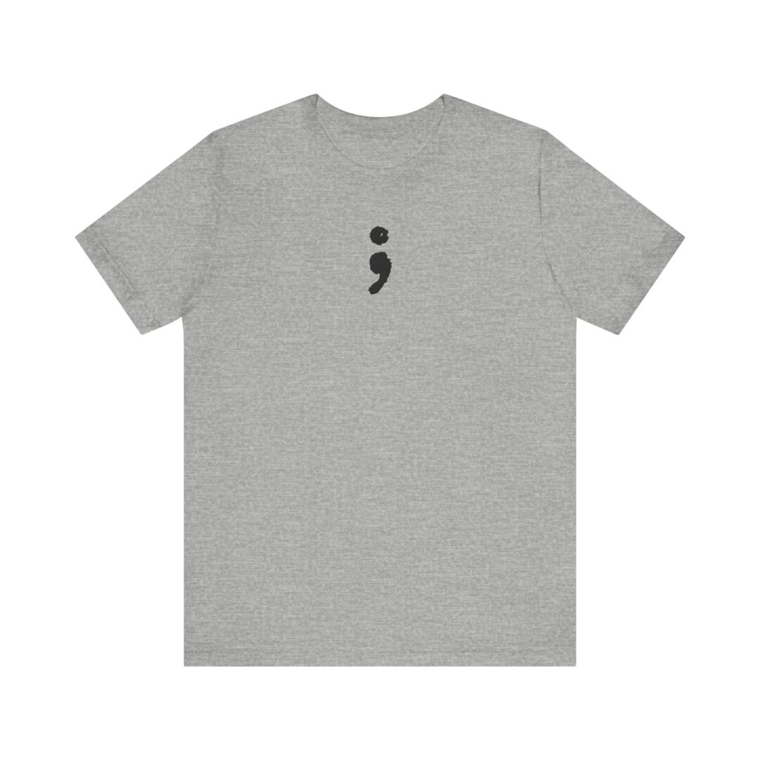 semicolon / keep going tee - Image 13