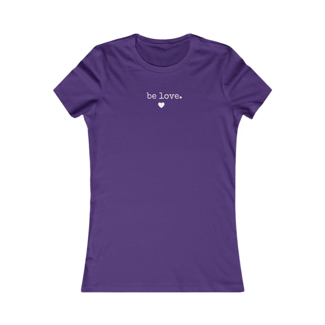 be love. heart women's favorite tee - Image 8