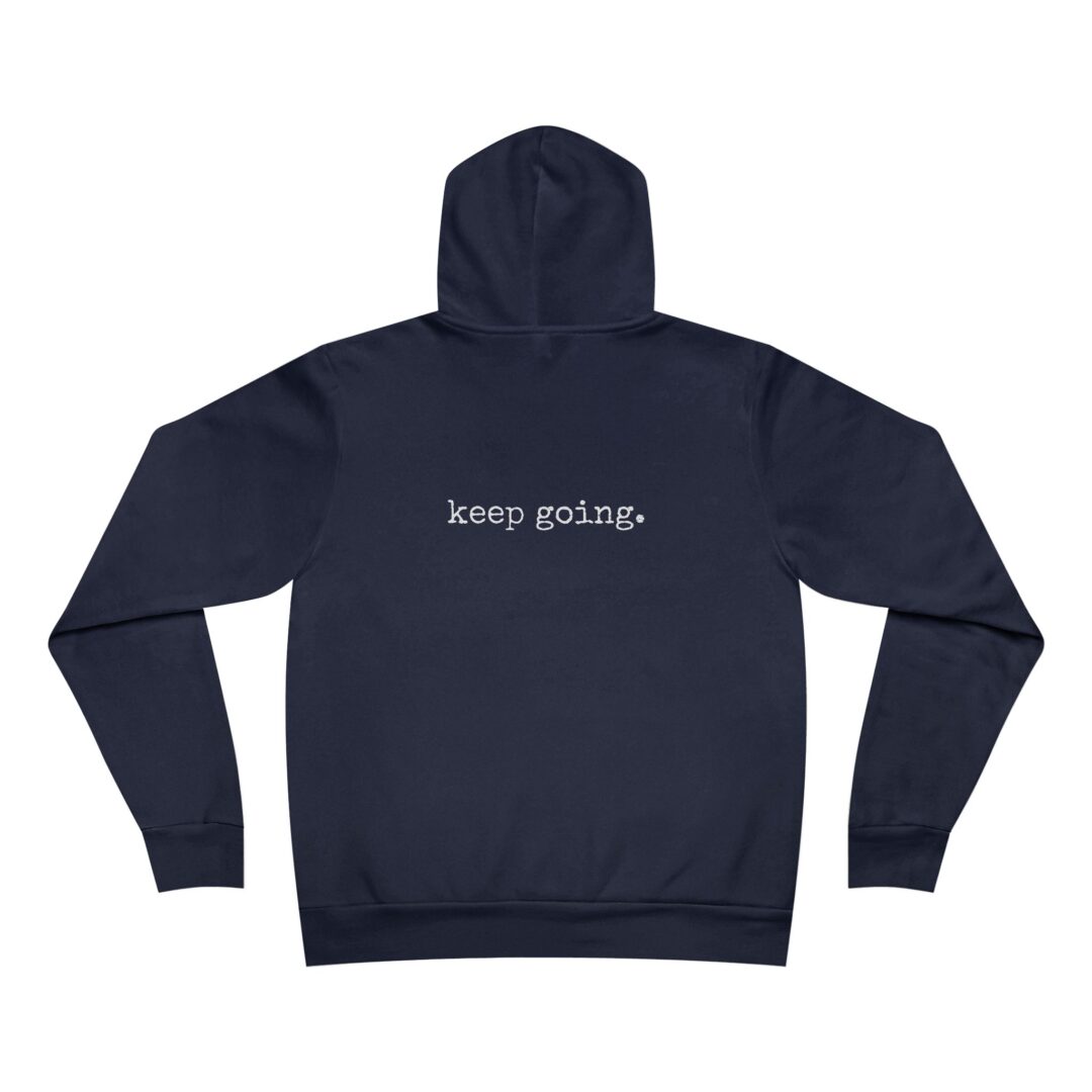 semicolon / keep going unisex hoodie - Image 14