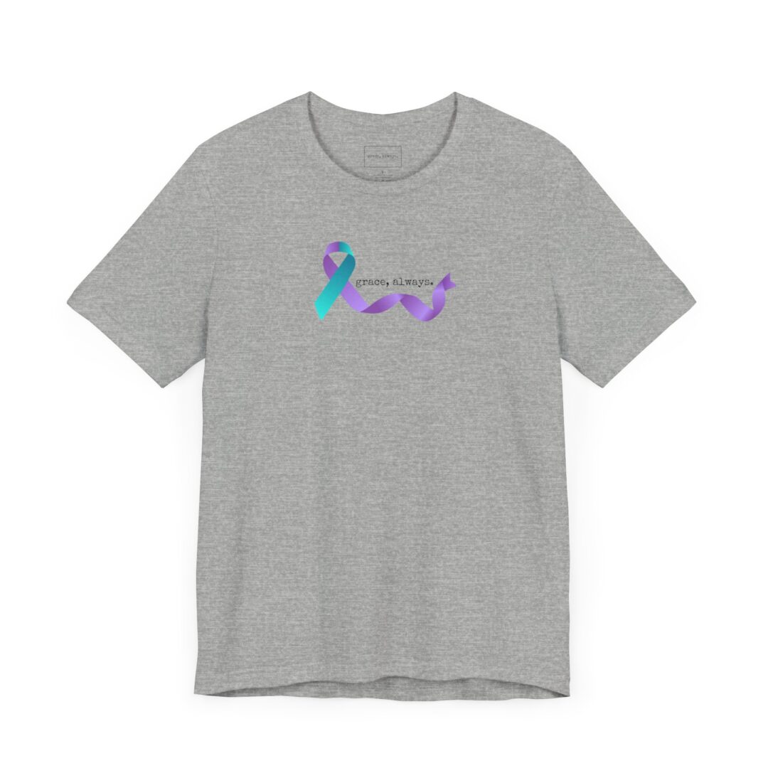 suicide prevention ribbon tee - Image 4