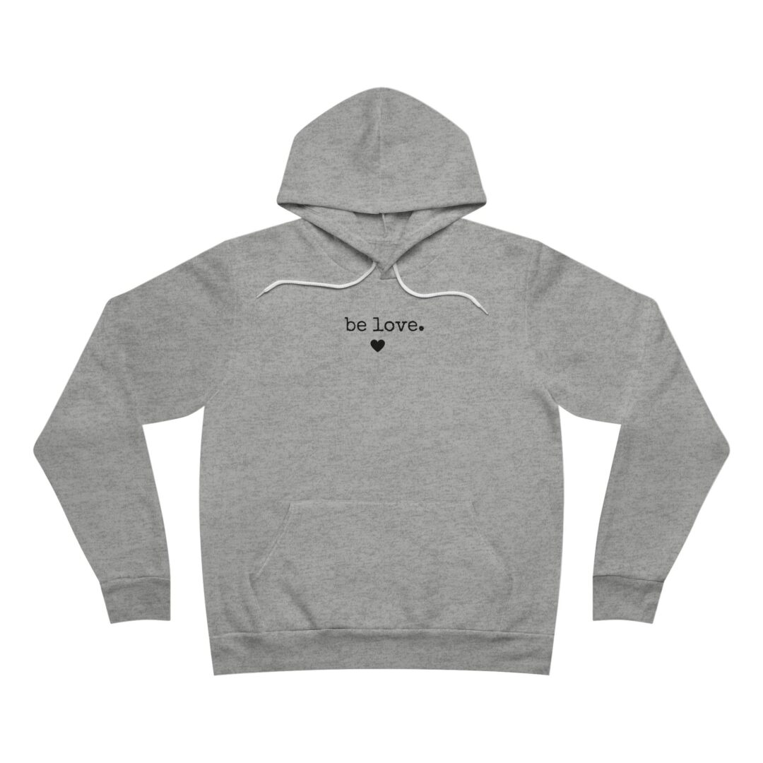 be love. with a heart hoodie - Image 9