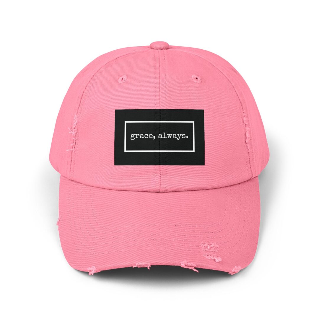 grace, always. distressed baseball cap - Image 20