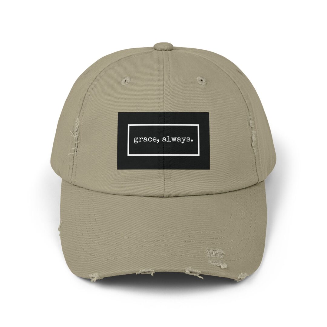 grace, always. distressed baseball cap - Image 11