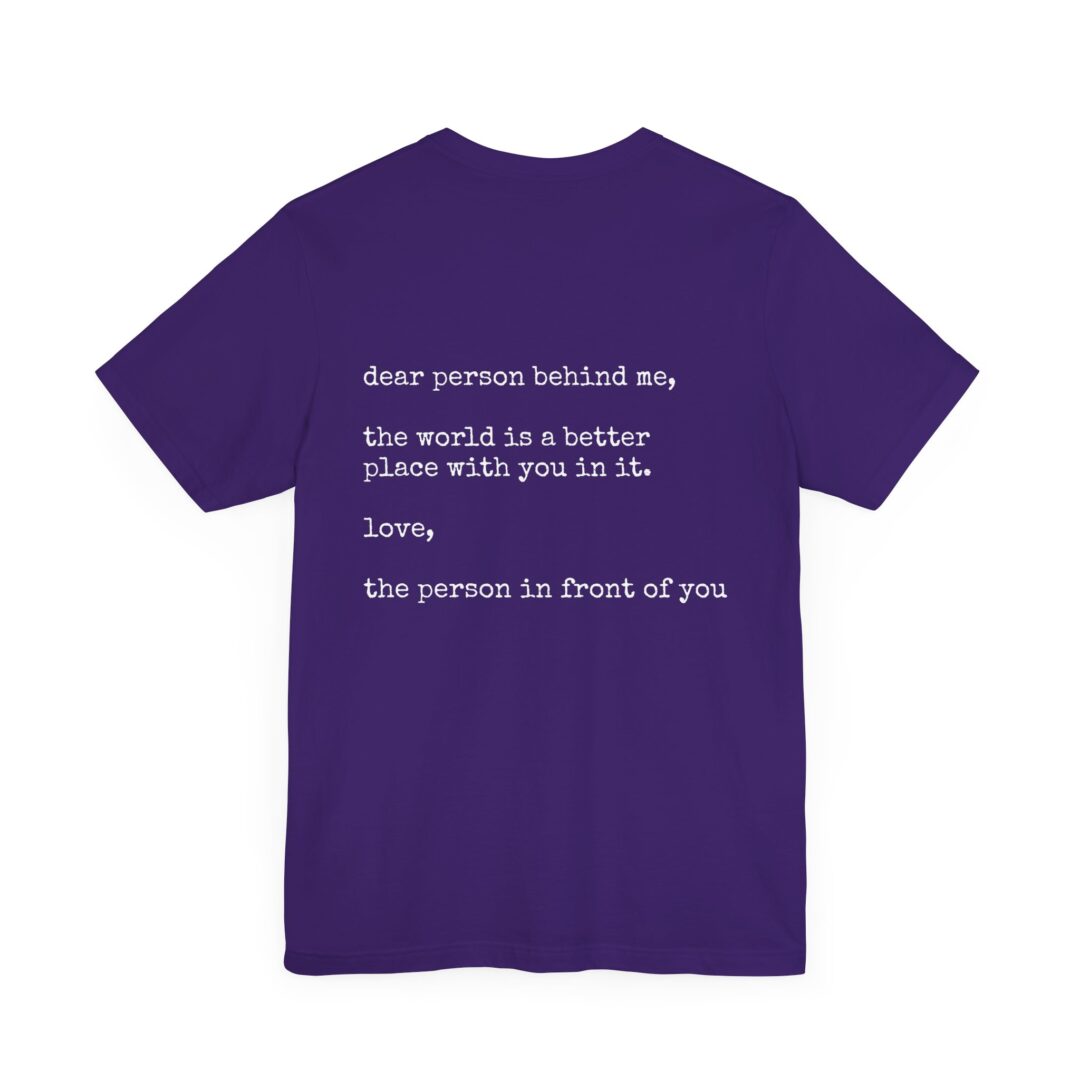 rainbow grace, always. / dear person behind me tee - Image 18