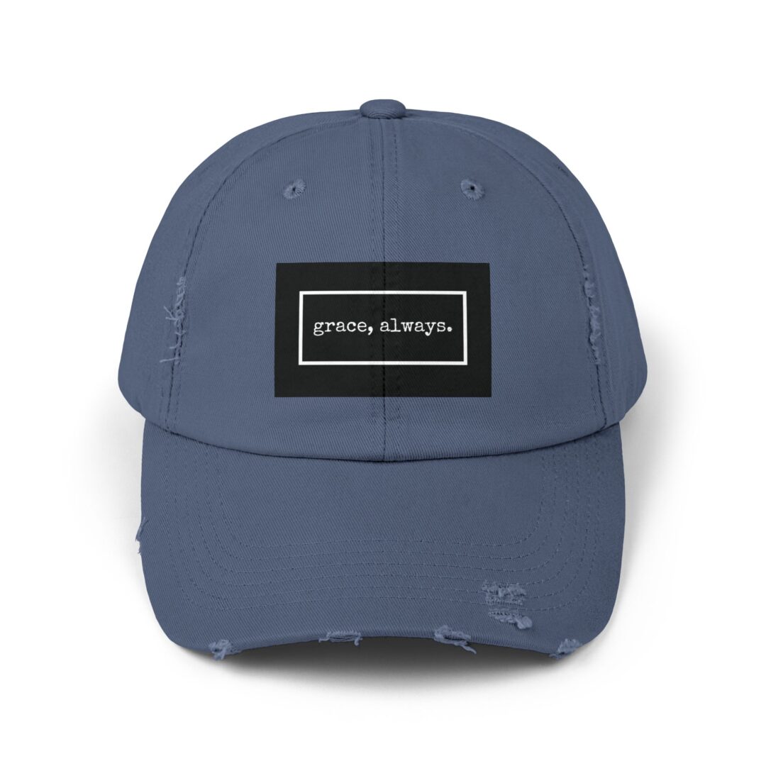 grace, always. distressed baseball cap - Image 14