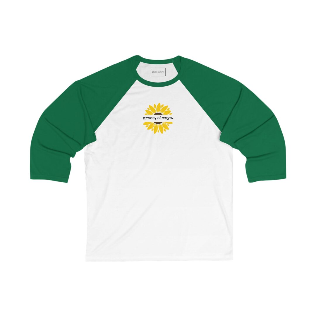 sunflower unisex 3/4 sleeve baseball tee - Image 5