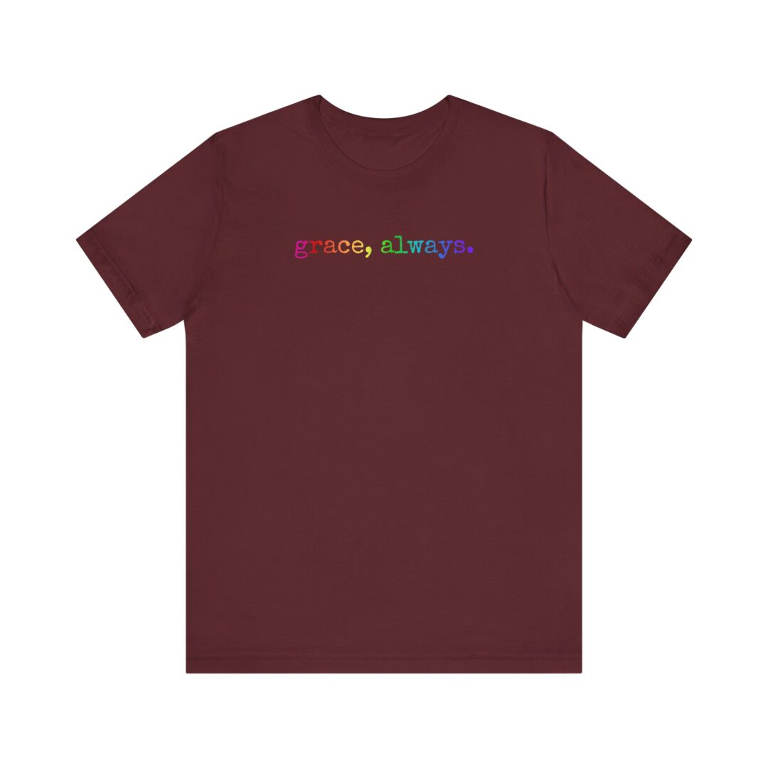 rainbow grace, always. / dear person behind me tee - Image 19