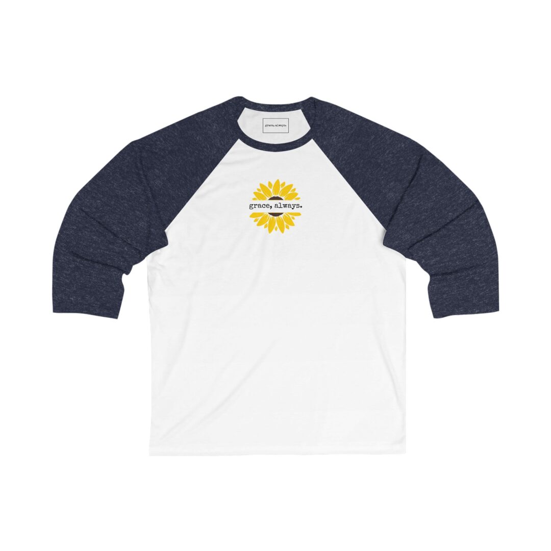 sunflower unisex 3/4 sleeve baseball tee - Image 2