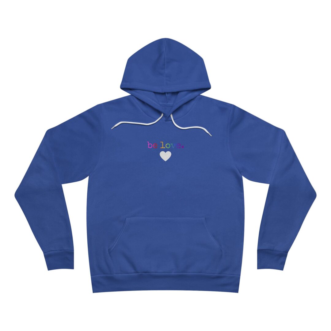 rainbow be love. with a heart hoodie - Image 3